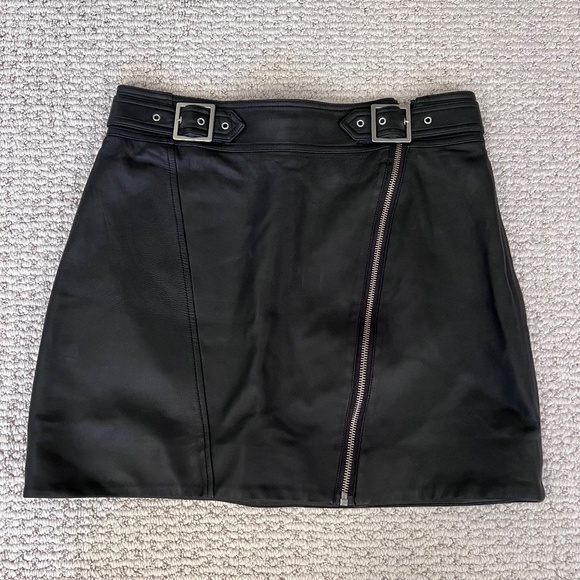 Capulet Stella Moto Skirt in Black - Picture 2 of 7